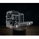 Beling 3D lampa,DAF Nákladné auto s plošinou 2, 7 farebná K32