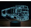 Beling 3D lampa,DAF XF480 palivové auto, 7 farebná K35