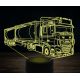 Beling 3D lampa,DAF XF480 palivové auto, 7 farebná K35