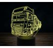 Beling 3D lampa,DAF XF s naloženou plošinou, 7 farebná K36