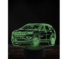 Beling 3D lampa, Jeep compass 2020, 7 farebná, VBN1