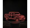 Beling 3D lampa, Jeep gladiator, 7 farebná, VBN2