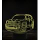 Beling 3D lampa, Jeep renegade 7 farebná, VBN5