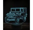 Beling 3D lampa, Jeep Hotchkiss M201, 7 farebná, VBN8