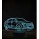 Beling 3D lampa, Audi Q3 sportback, 7 farebná, VBN9