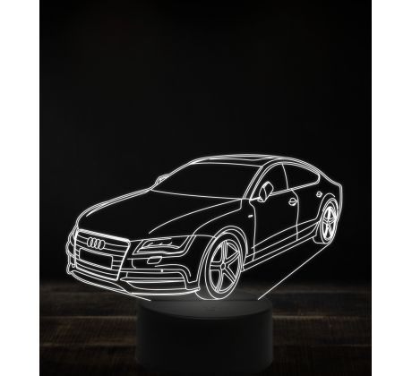 Beling 3D lampa, Audi A7 S-line, 7 farebná, VBN11