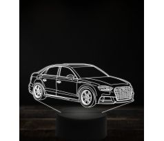 Beling 3D lampa, Audi A3,7 farebná, VBN21
