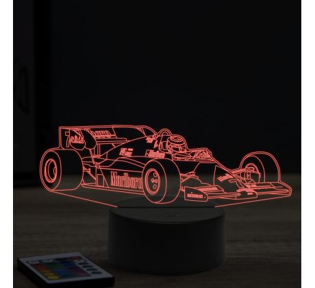 Beling 3D lampa, Formula Alain Prost,16 farebná, FF1