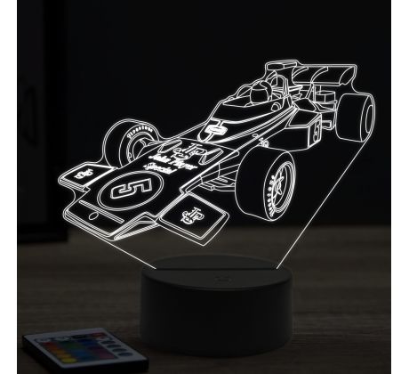 Beling 3D lampa, Formula Emerson Fittipaldi ,16 farebná, FF2