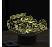 Beling 3D lampa, Formula Michael Schumacher Ferrari ,16 farebná, FF6