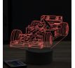 Beling 3D lampa, Formula Mika Häkkinen Mercedes ,16 farebná, FF7