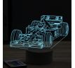 Beling 3D lampa, Formula Mika Häkkinen Mercedes ,16 farebná, FF7
