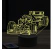 Beling 3D lampa, Formula Mika Häkkinen Mercedes ,16 farebná, FF7