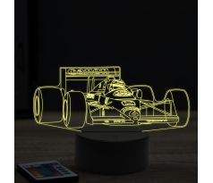 Beling 3D lampa, Formula Nelson Piquet Renault ,16 farebná, FF8