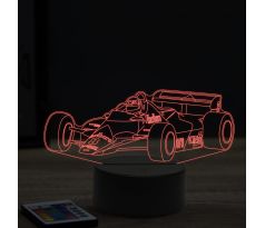 Beling 3D lampa, Formula Niki Lauda Ferrari,16 farebná, FF10