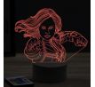 Beling 3D lampa, Capitan Marvel,7 farebná EP3