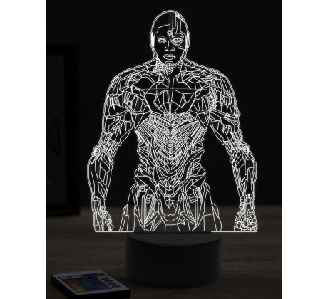 Beling 3D lampa, Cyborg, 7 farebná EP4