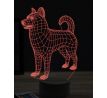 Beling 3D lampa, Aljašský malamut, 7 farebná OR1