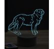 Beling 3D lampa, Zlatý retríver, 7 farebná JAK5