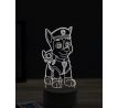 Beling 3D lampa,Paw patrol chase, 7 farebná OR24