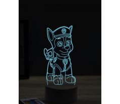 Beling 3D lampa,Paw patrol chase, 7 farebná OR24