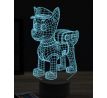 Beling 3D lampa,Paw patrol marshall, 7 farebná OR25