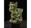 Beling 3D lampa,Paw patrol marshall, 7 farebná OR25