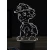 Beling 3D lampa,Paw patrol marshall 2, 7 farebná OR26