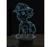 Beling 3D lampa,Paw patrol marshall 2, 7 farebná OR26