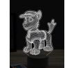 Beling 3D lampa, paw patrol rocky, 7 farebná OR29