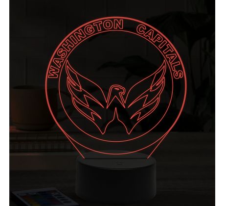 Beling 3D lampa,Washington Capitals, 16  farebná SAN856SD5LS