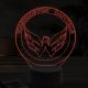 Beling 3D lampa,Washington Capitals, 16  farebná SAN856SD5LS