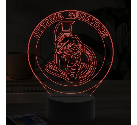 Beling 3D lampa,Ottawa Senators, 16  farebná SAN856LS