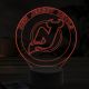 Beling 3D lampa,New Jersey Devils, 16 farebná SAN856L