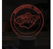 Beling 3D lampa,Minnesota Wild, 16  farebná 9FGH5AY9V