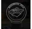 Beling 3D lampa,Minnesota Wild, 16  farebná 9FGH5AY9V