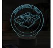 Beling 3D lampa,Minnesota Wild, 16  farebná 9FGH5AY9V