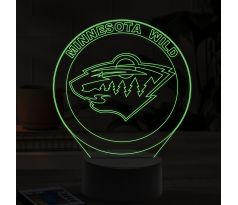 Beling 3D lampa,Minnesota Wild, 16 farebná 9FGH5AY9V