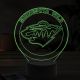 Beling 3D lampa,Minnesota Wild, 16  farebná 9FGH5AY9V