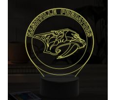 Beling 3D lampa,Nashville Predators, 7 farebná 9QSDFG6S5W