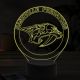 Beling 3D lampa,Nashville Predators, 16 farebná 9QSDFG6S5W