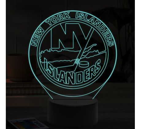 Beling 3D lampa,New York Islanders, 16  farebná 9QSDFG6S