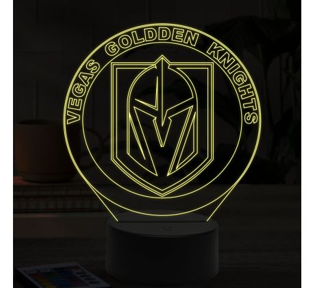 Beling 3D lampa,Vegas Golden Knights, 16  farebná 9QSD6S