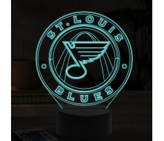 Beling 3D lampa,St Louis Blues, 7 farebná 9QX65S