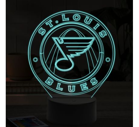 Beling 3D lampa,St Louis Blues, 16  farebná 9QX65S