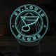 Beling 3D lampa,St Louis Blues, 16  farebná 9QX65S