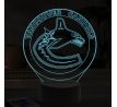 Beling 3D lampa,Vancouver Canucks, 16  farebná 9QVC65DDA