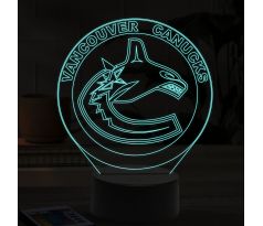 Beling 3D lampa,Vancouver Canucks, 7 farebná 9QVC65DDA