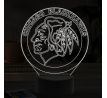 Beling 3D lampa,Chicago Blackhawks, 16  farebná 9QQA5A