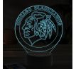 Beling 3D lampa,Chicago Blackhawks, 16  farebná 9QQA5A